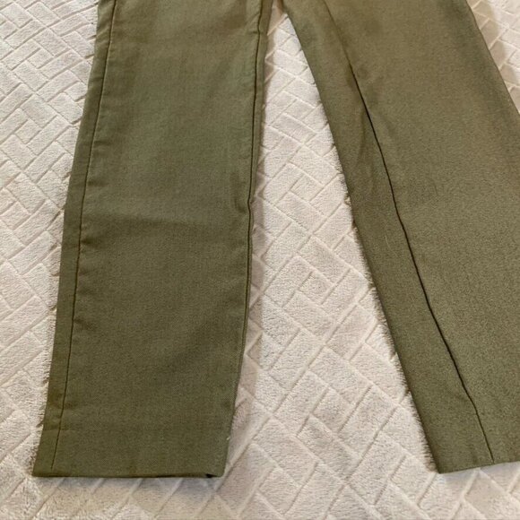J Crew Womens 8 Trouser Office Dress Pants Brown Skinny Ankle Mid Rise - Picture 3 of 12